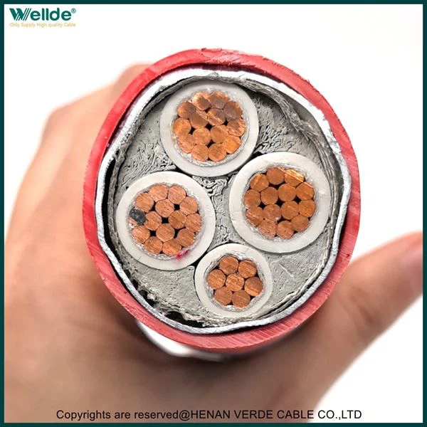 3-Primary Thiab 1-auxiliary Four-core Structure Fireproof Cable