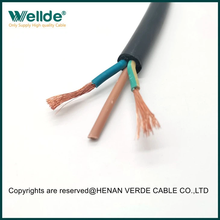 3core 2.5mm Flexible Rubber Cable