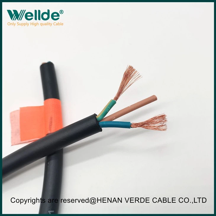 3core 2.5mm Flexible Rubber Cable