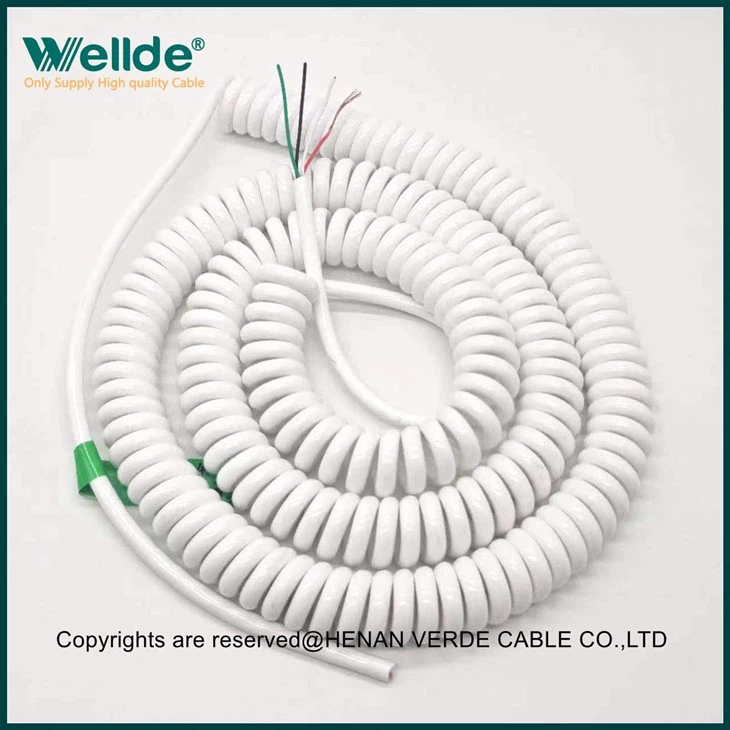 4 Core Coiled Spiral Cable