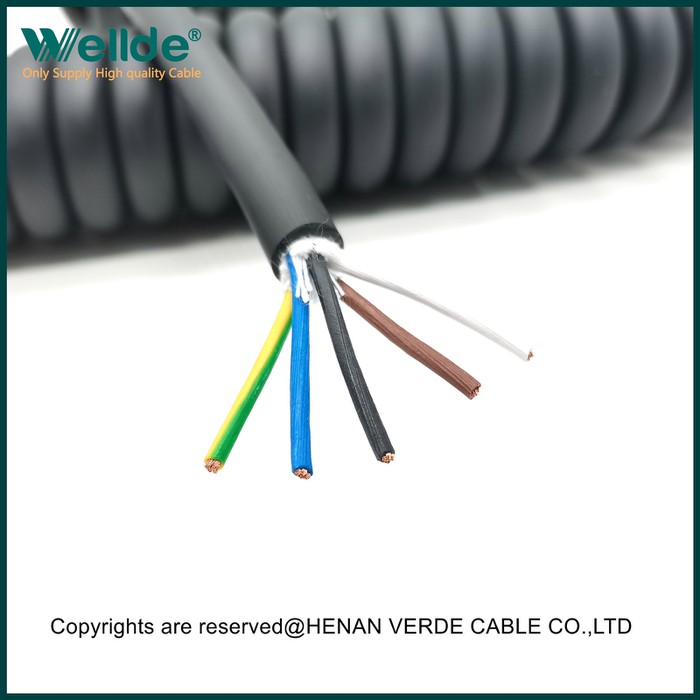 5core spiral cable 5core spiral cable