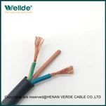 3 core 2.5mm Flexible Rubber Cable