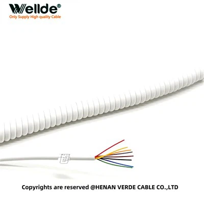 8 Core Flexible Spiral Control Cable Rau Automation