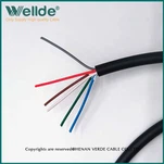 Lub teeb liab tswj fais fab Automitive Wire Mutil Core Rwb thaiv tsev Tsheb Cable